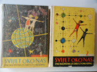 SVIJET OKO NAS, ENCIKLOPEDIJA ZA DJECU I OMLADINU, 2 KNJIGI V KOMLETU