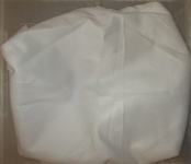 Bela nepremočljiva zaščita za otroško posteljico 70x140 cm, z elastiko