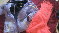 Dekliška smučarska bunda BRUGI +smučarske hlače, vel 152ali 12let