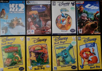 Zbirka 8 PC Disney iger za otroke (Levji kralj, D. Duck, Up, Ice Age)