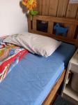 Masivna otroška postelja 160x70