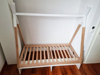 CHILDHOME Tipi - OTROŠKA POSTELJA 140x70 s podložonim delom za predale