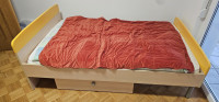 Otroška postelja Alples, širina 120 cm, dolžina 200 cm