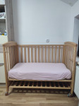 Otroška postelja Lip Satler 120X60 z jogijem in zaščito