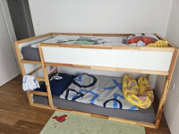 Otroška postelja/ pograd  KURA bed z vzmetnicami 90*200cm