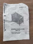 Otroška posteljica ana + vzmetnica dormeo