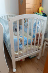 Otroška posteljica - kinderpet 120 x 60 cm, vzmetnica, posteljnina