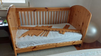 Otroška posteljica, z vzmetnico 140 cm
