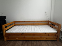 Postelja 90x200 z dodatnim ležiščem 80x190