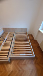 Posteljni okvir 190 x 90 z letvenim dnom in vzmetnico 190 x 90
