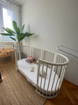 Stokke otroska postelja midi in Junior velikost