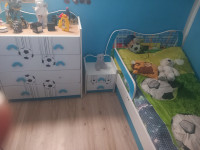 Komplet otroška soba motiv nogomet