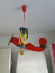 stopna luč za otroško sobo - letalo