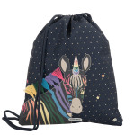 Otroški športni nahrbtnik vrečka Gym Bag Jack Piers - Zebra