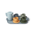 Otroški silikonski čajni set Liewood Ophelia Tea Set - Blue (11 kosov)