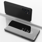 Etui za Samsung Galaxy S24 Ultra 5G – preklopni etui z zrcalom (črn)