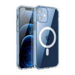 Magnetic Clear zaščitni ovitek (TPU) za mobilnik Apple iPhone 12 Mini