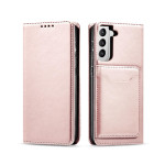 Magnetna preklopna torbica Magnet Case Samsung S22 Plus Roza