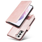Magnetni etui ovitek s stojalom za Samsung Galaxy S22 + roza