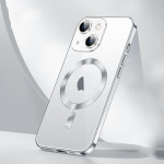 Ovitek za iPhone 15 Plus – ovitek MagSafe TPU SULADA (srebrn)