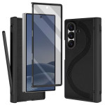Ovitek za Samsung Z Fold 7 - črn s pisalom