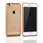 Zaščitni ovitek za Apple iPhone 8 Plus (5,5") Clear Case Gold