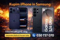 KUPIM - iPhone 17, 16, Samsung S26, S25, Z Fold 7... - GOTOVINA TAKOJ