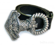 THOR HAMMER - Torovo Kladivo (VIKING NORD) Super 3D ŠNOLA za PAS (B...