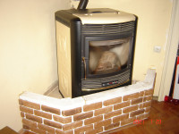 Kamin na pelete 11 Kw sobni.