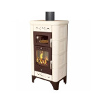 Domofire Kamin Bologna II 6 kW barva kosti