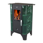 Domofire Kaminska peč Bellino 6 kW zelena