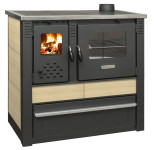 Pro-termo Kaminska peč Panonia desni izhod 10 kW bež