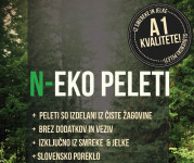 Peleti A1 kvalitete - Slovenski proizvod
