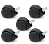 kolesca za pisarniški stol - nova, komplet 5 kosov