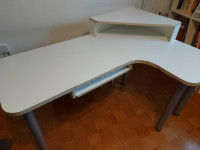 Pisalna miza - bela, rabljena - 40€