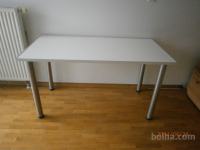 Pisalna miza,nova še zapakirana,iveral bela 140x68x73