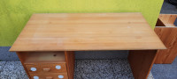 Pisalna miza smreka masivni les - 2 komada