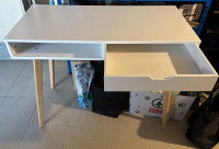 TAMHOLT Pisalna miza TAMHOLT 50x100 bela/naravna