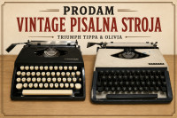 PRODAM DVA VINTAGE PISALNA STROJA  vsak po 45eur