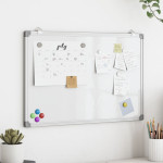 vidaXL Magnetna tabla 80x60x1,7 cm aluminij