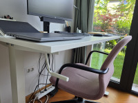 IKEA TROTTEN pisalna miza - height-adjustable sit/stand desk