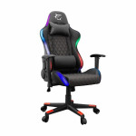 WHITE SHARK THUNDERBOLT gaming stol RGB osvetlitev