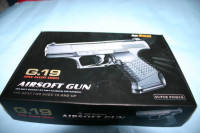 Airsoft gun G 19 Black Pištola