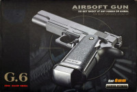 Airsoft gun G 6 Black Pištola