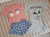 Komplet pižama Tezenis in H&M Snoopy, št. M