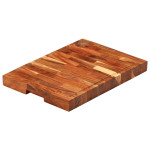 vidaXL Deska za rezanje 42x30x4 cm trden akacijev les
