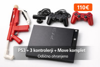 Prodam odlično ohranjeno Sony PlayStation 3 konzolo z dodatki.
