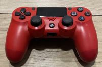 Brezžični igralni plošček DualShock 4, rdeče barve