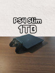 PS4 Slim 1TB (CUH-2216B) – Odlično ohranjen + 1 originalni kontroler