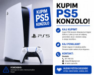 KUPIM PS5 – TAKOJŠNJE PLAČILO IN POŠTEN DOGOVOR!